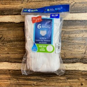 Hanes boys tagless briefs s/p
